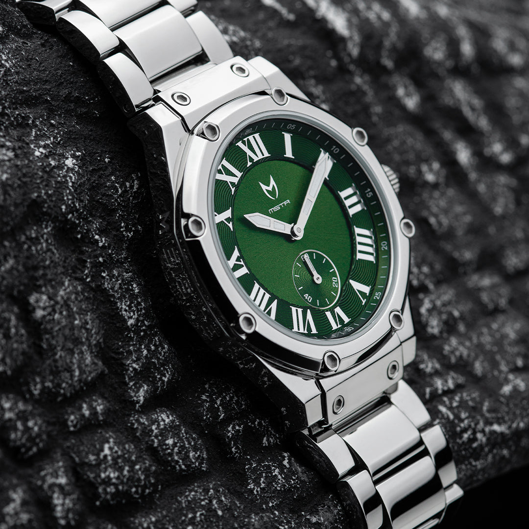 AU132SS - ULTRA SLIM SILVER / GREEN