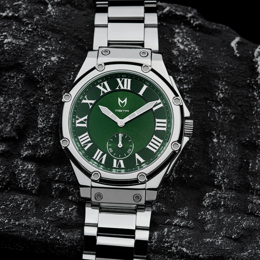 AU132SS - ULTRA SLIM SILVER / GREEN