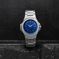 Thumbnail for DS103SS - DAY TRIP STEEL SILVER & BLUE WATCH