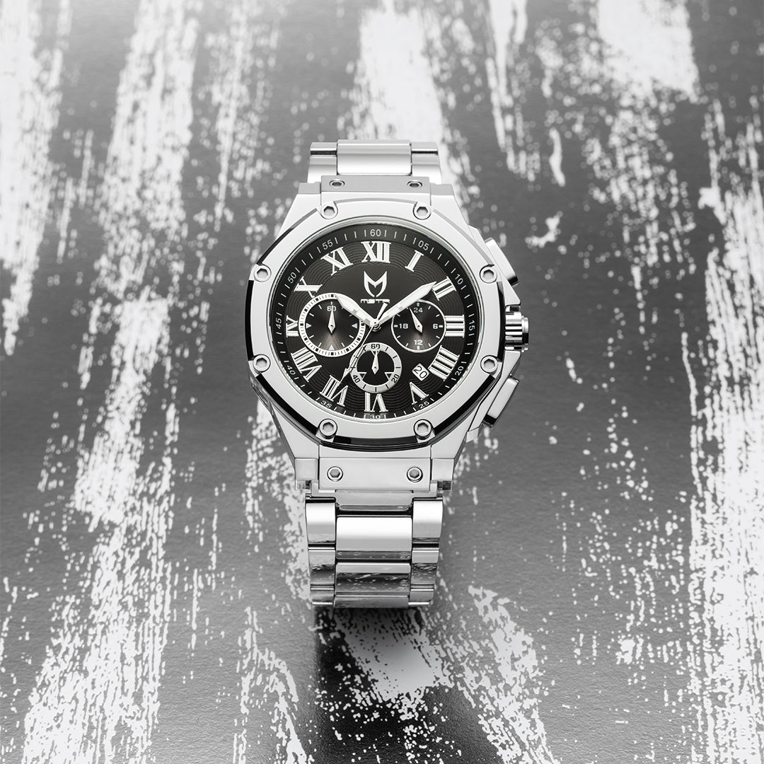 AM1045SSP - AMBASSADOR SILVER POLISHED WATCH