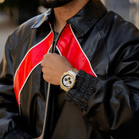 Thumbnail for AM1046SS - AMBASSADOR SILVER & GOLD WATCH