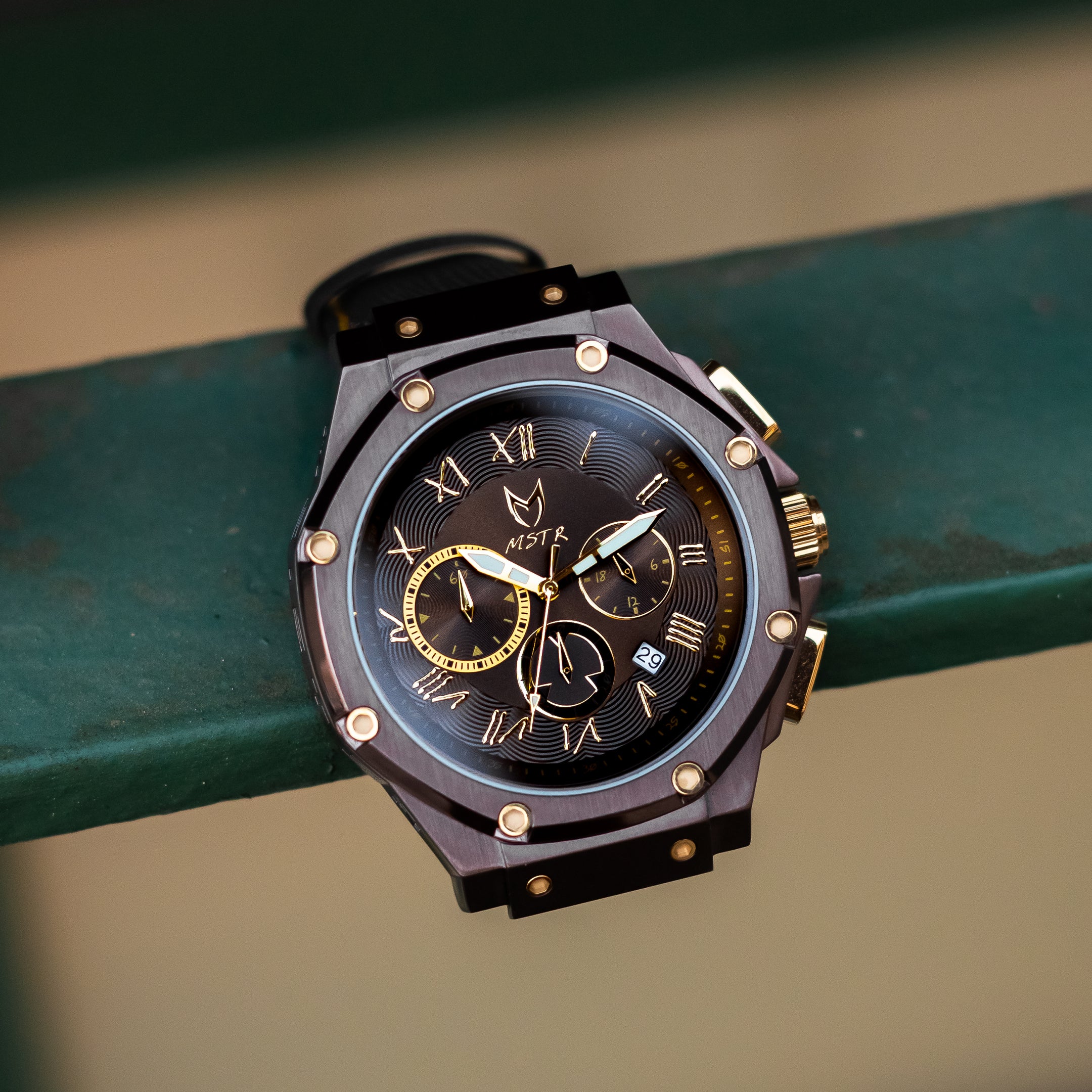 AM1052CJ - AMBASSADOR BROWN WATCH WITH LEATHER STRAP