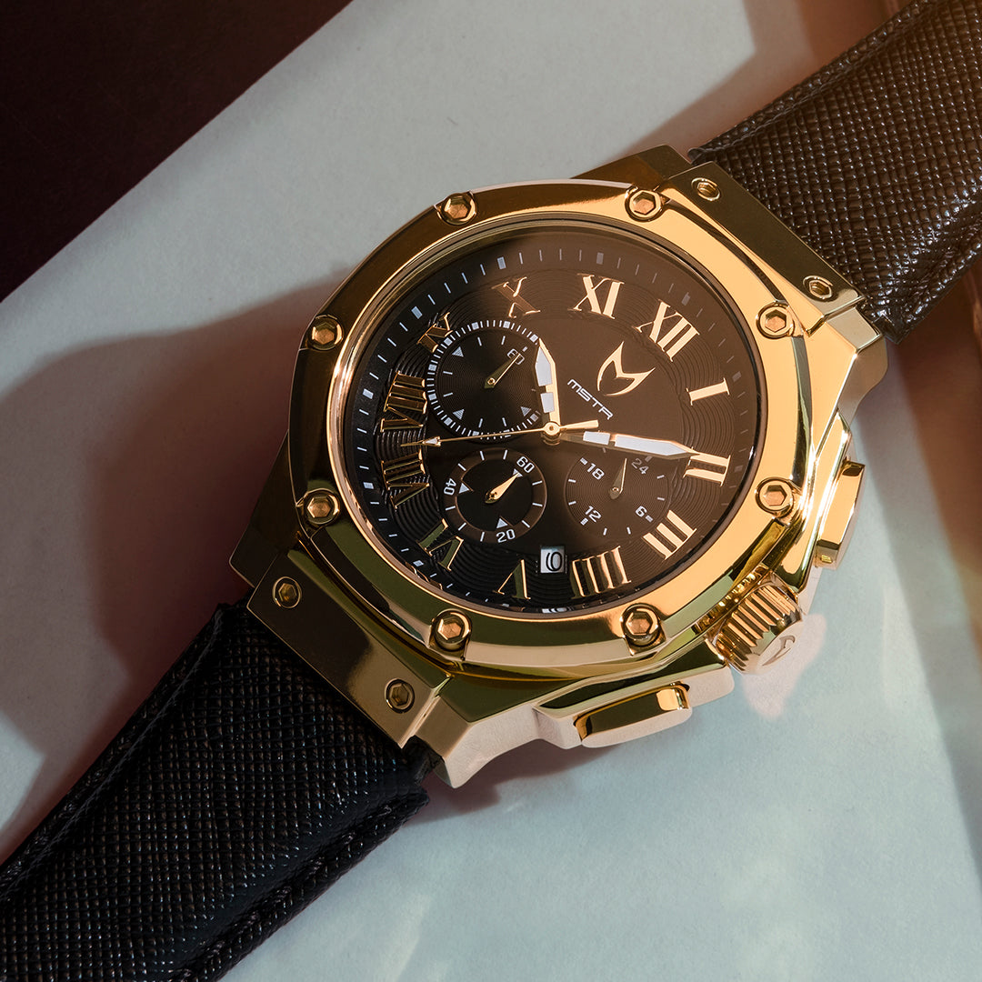 MSTR Ambassador 1001LB 18k gold watch
