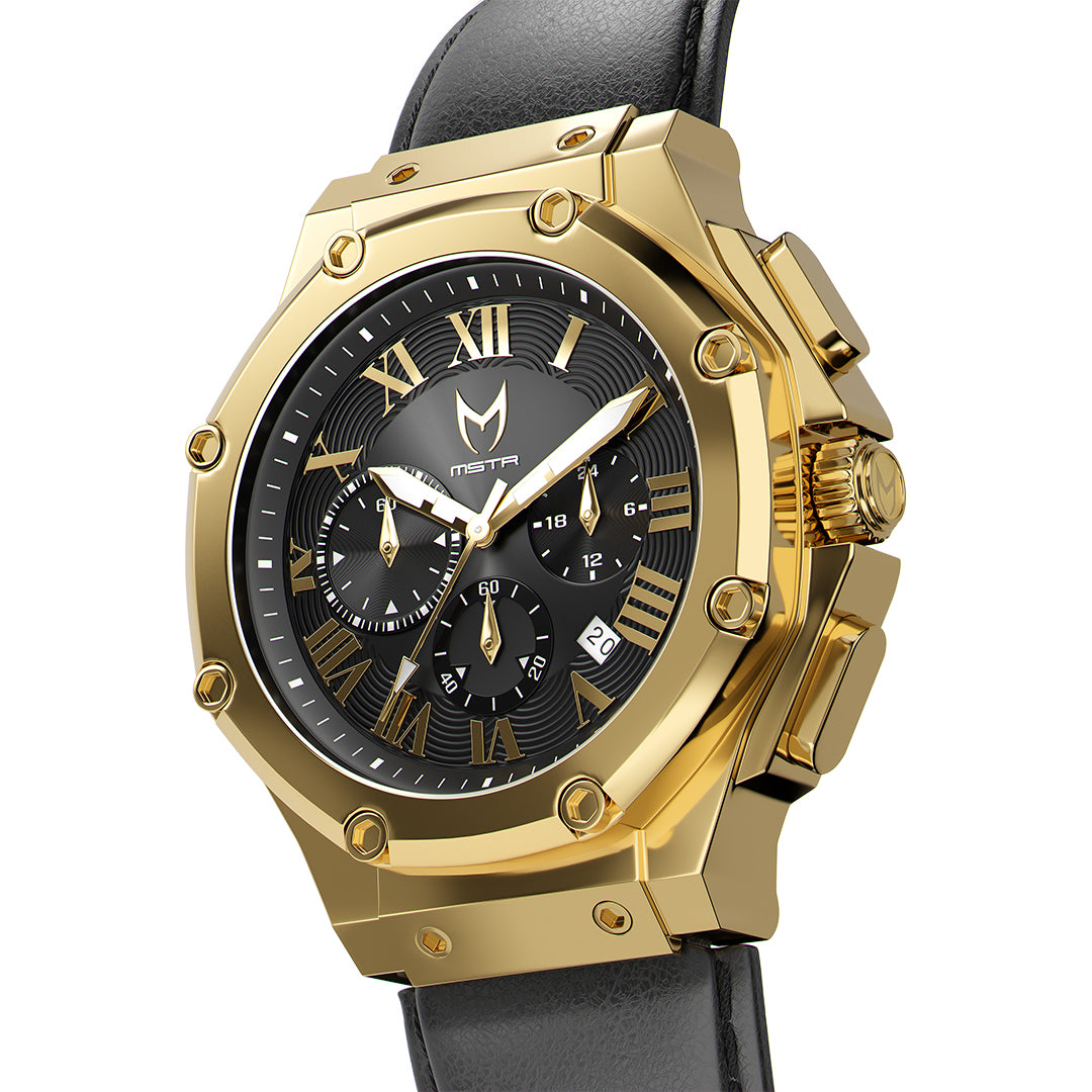 MSTR Ambassador 1001LB 18k gold watch side render