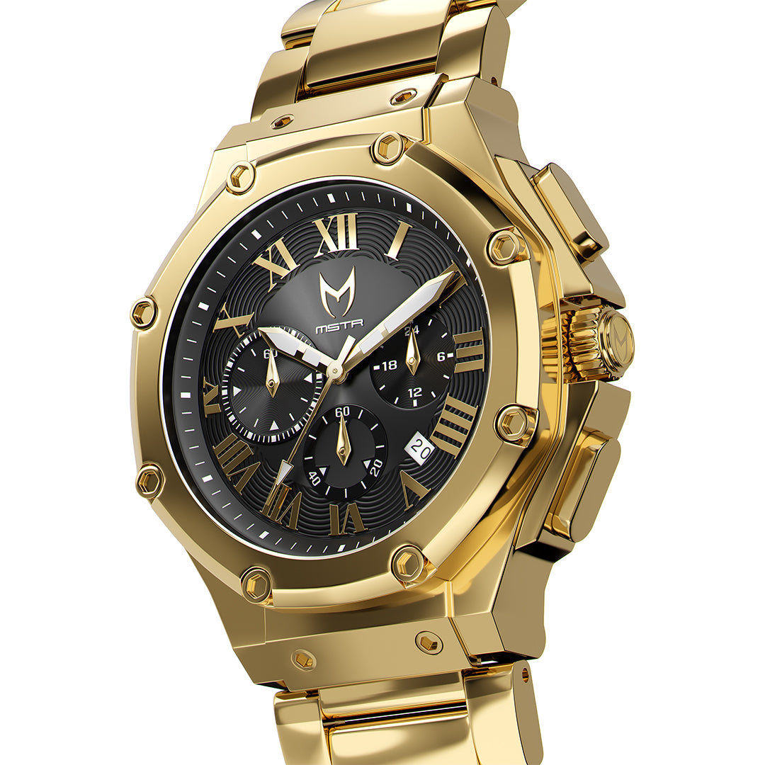 MSTR Ambassador 1001SS gold watch side render