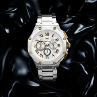 Thumbnail for AM1045SS - AMBASSADOR SILVER & GOLD WATCH