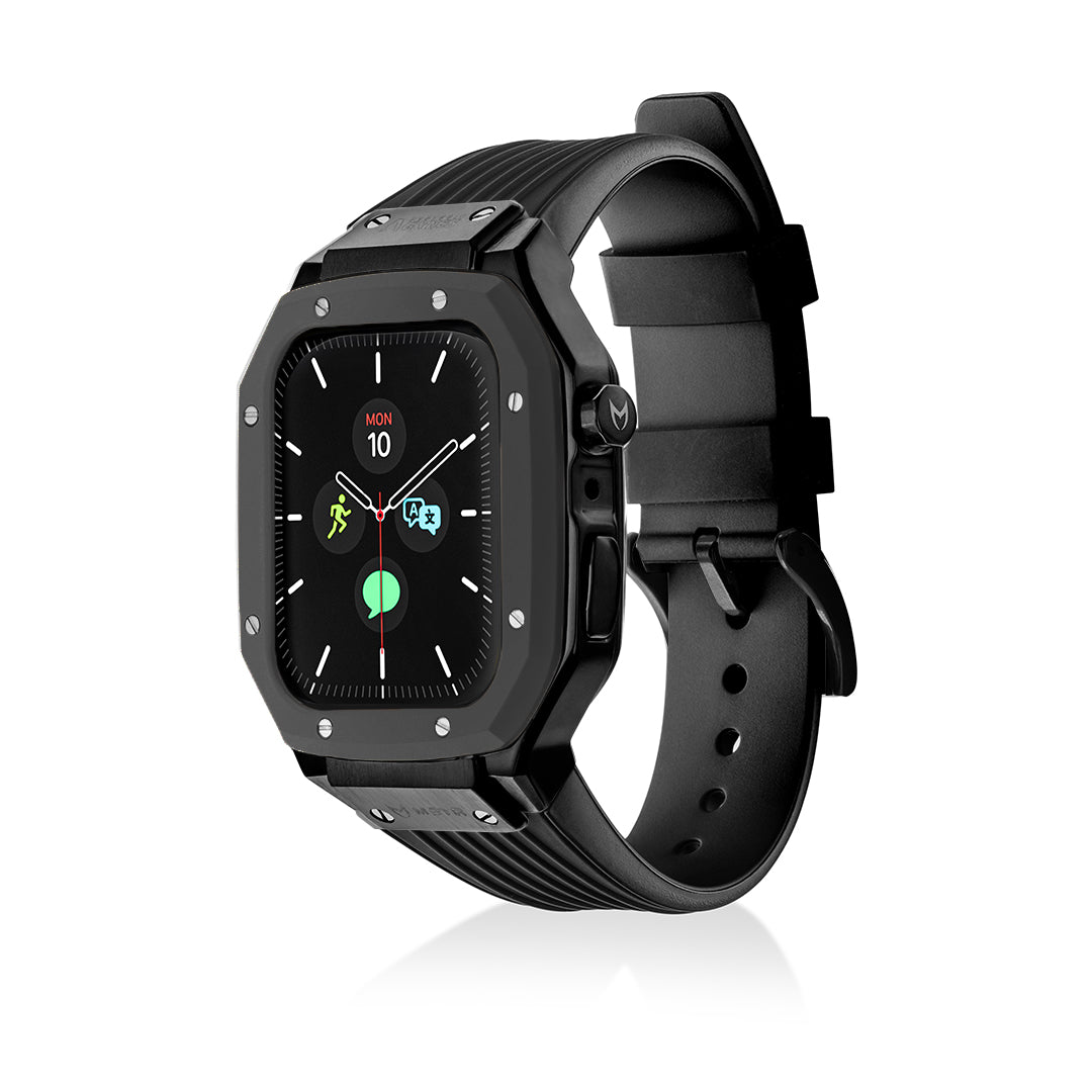 AG Trainer: Black Apple Watch Case & Band 44mm