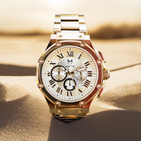 Thumbnail for AM186SS - AMBASSADOR POLISH 18K PLATED / GOLD / SS BAND