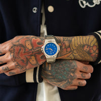 Thumbnail for DS103SS - DAY TRIP STEEL SILVER & BLUE WATCH