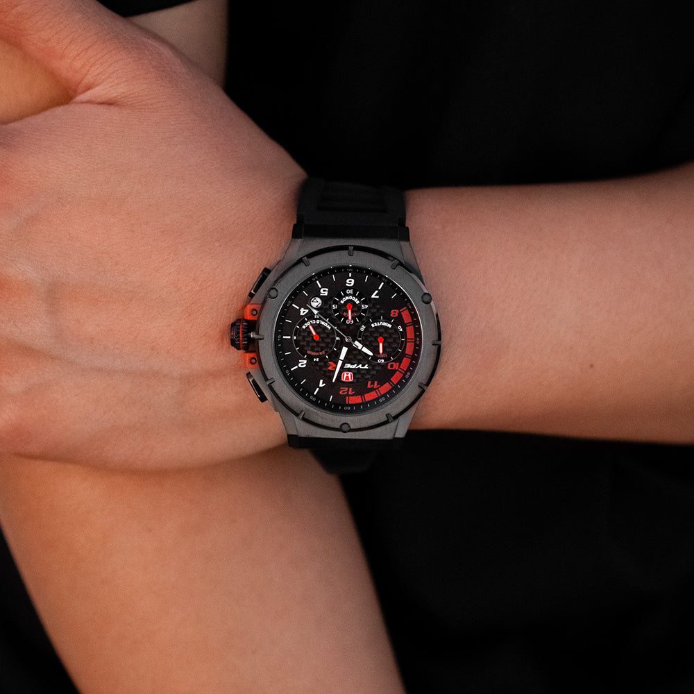 AM285TR - MK CRYSTAL BLACK TYPE R WATCH