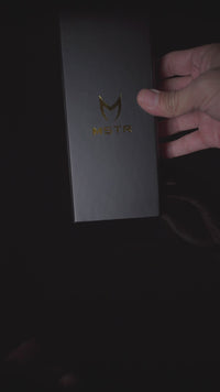 AM1053LB - AMBASSADOR SILVER & GOLD WATCH WITH LEATHER STRAP