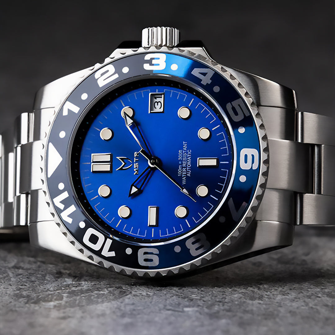VO103SS - AUTO VOYAGER SILVER / BLUE / SS BAND