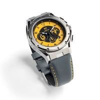 Thumbnail for AM249SW - AMBASSADOR MK3 RAZOR CREST SILVER / YELLOW