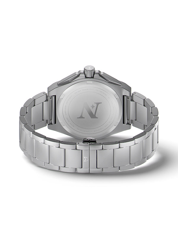 NO112SS - NOBLE SILVER RED WATCH