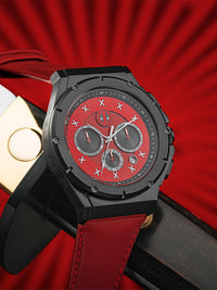 Thumbnail for AM272MV - DEADPOOL ULTRA MATTE BLACK / LEATHER BAND