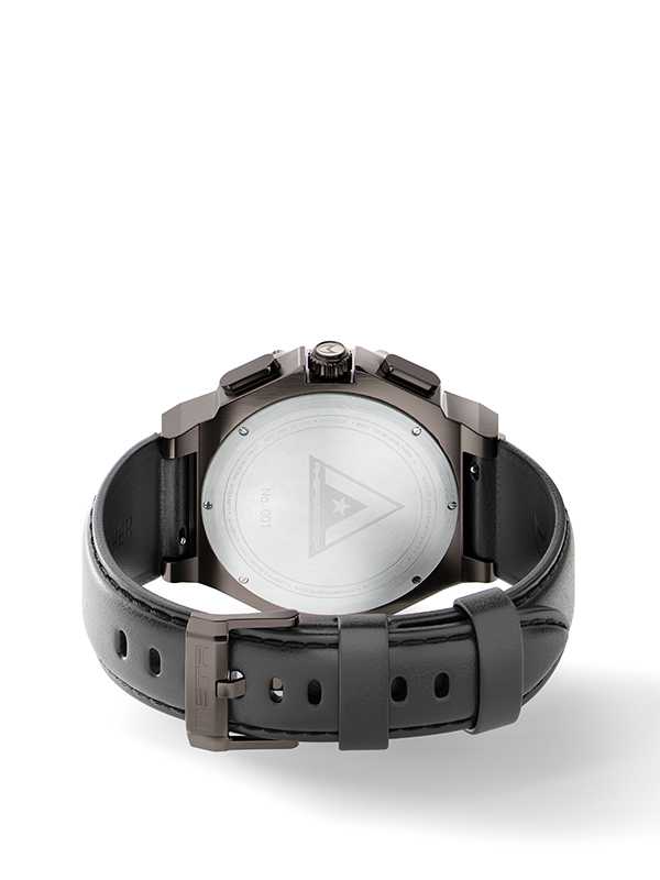 AM1015LB - AMBASSADOR CHOCOLATE BRUSHED / BROWN LEATHER BAND