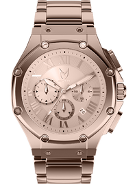 Thumbnail for AM143SS - AMBASSADOR ROSE GOLD / ROSE GOLD / SS BAND