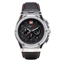 Thumbnail for AM237TR - MK3 SILVER / BLACK CF / LEATHER BAND (Honda Type R)