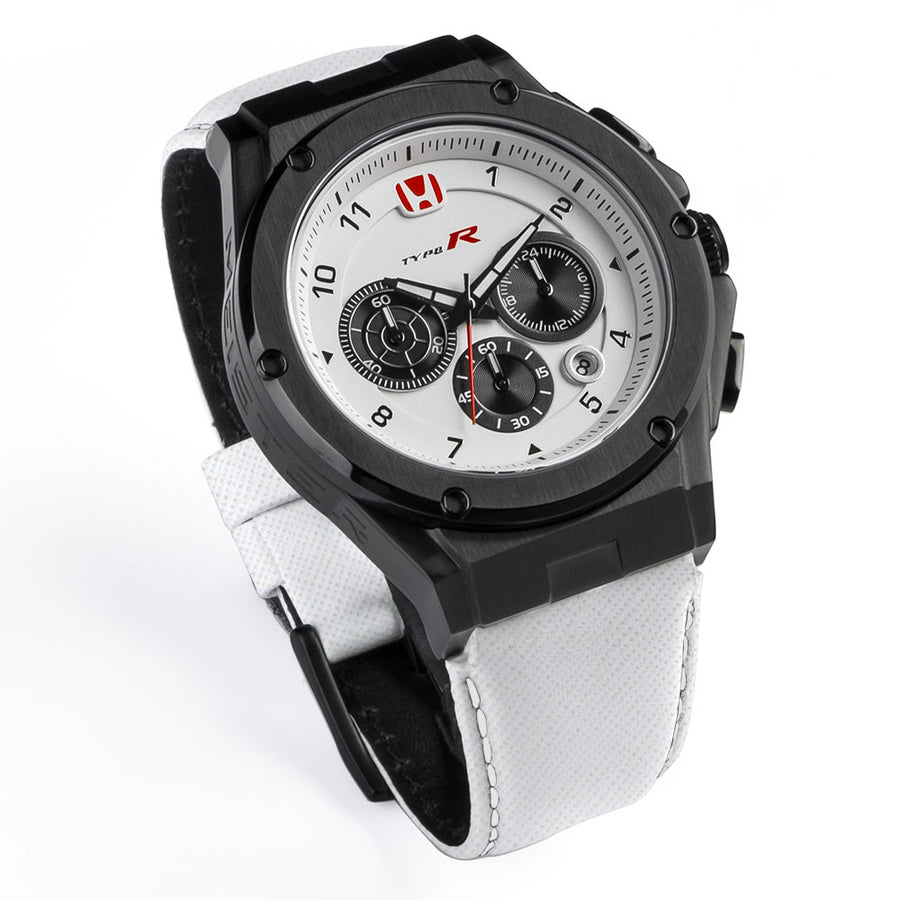 AM242TR - MK3 BLACK / CHAMPIONSHIP WHITE / LEATHER BAND