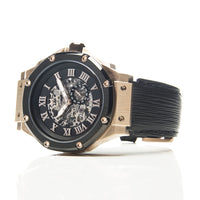 Thumbnail for AM303EL - AMBASSADOR ROSE GOLD AUTOMATIC / BLACK LEATHER BAND