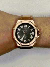 Thumbnail for AM314SS - AUTOMATIC ROSE GOLD / STEEL BAND