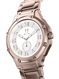 Thumbnail for MSTR Ambassador Ultra Slim AU141SS Rose gold and white side watch render