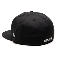 Thumbnail for CAP106 - MSTR FITTED HAT / BLACK & WHITE