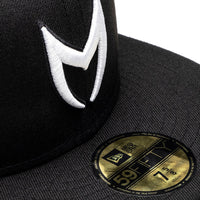 Thumbnail for CAP106 - MSTR FITTED HAT / BLACK & WHITE