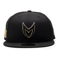 Thumbnail for CAP107 - MSTR FITTED HAT / BLACK & GOLD