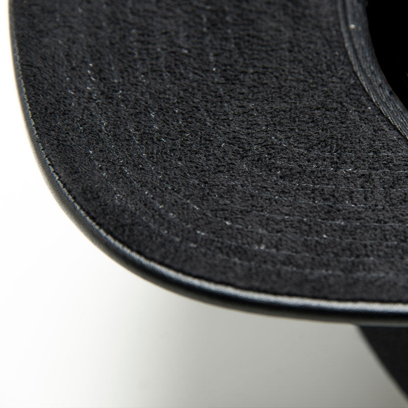 MSTR X Mitchell & Ness Snapback Hat - Black on Black