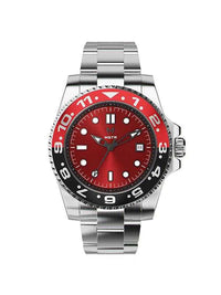 Thumbnail for VO109SS - VOYAGER SILVER / BLACK & RED / SS BAND
