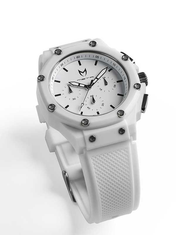 AX107RB - AMBASSADOR X WHITE / WHITE / RUBBER BAND