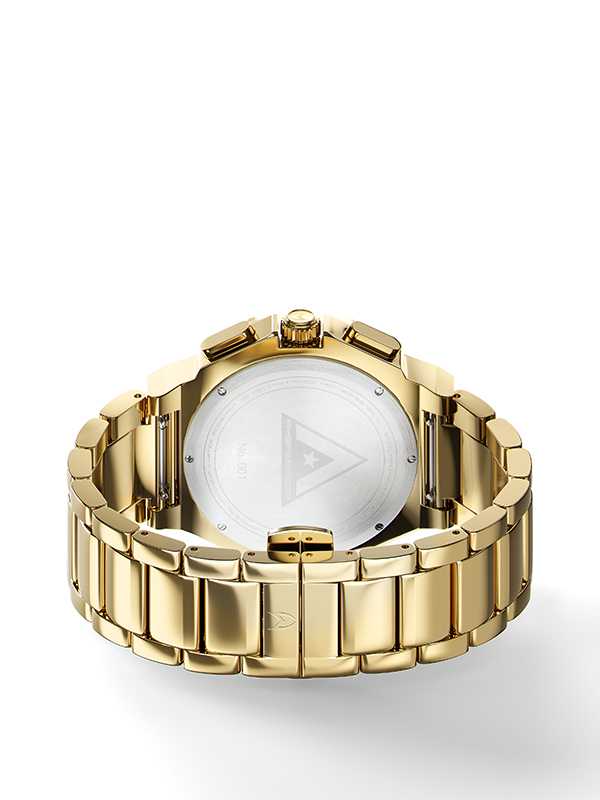 AM186SS - AMBASSADOR POLISH 18K PLATED / GOLD / SS BAND