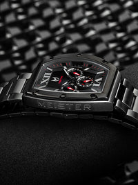 Thumbnail for MJ129SS - MAJOR GUNMETAL / BLACK / STEEL BAND