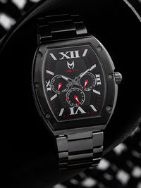 Thumbnail for MJ129SS - MAJOR GUNMETAL / BLACK / STEEL BAND