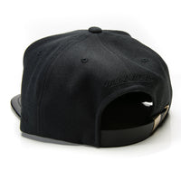 Thumbnail for MSTR X Mitchell & Ness Snapback Hat - Black on Black