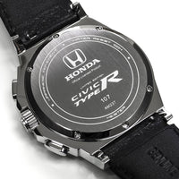 Thumbnail for AM236TR - MK3 BLACK / BLACK CF / LEATHER BAND (Honda Type R)