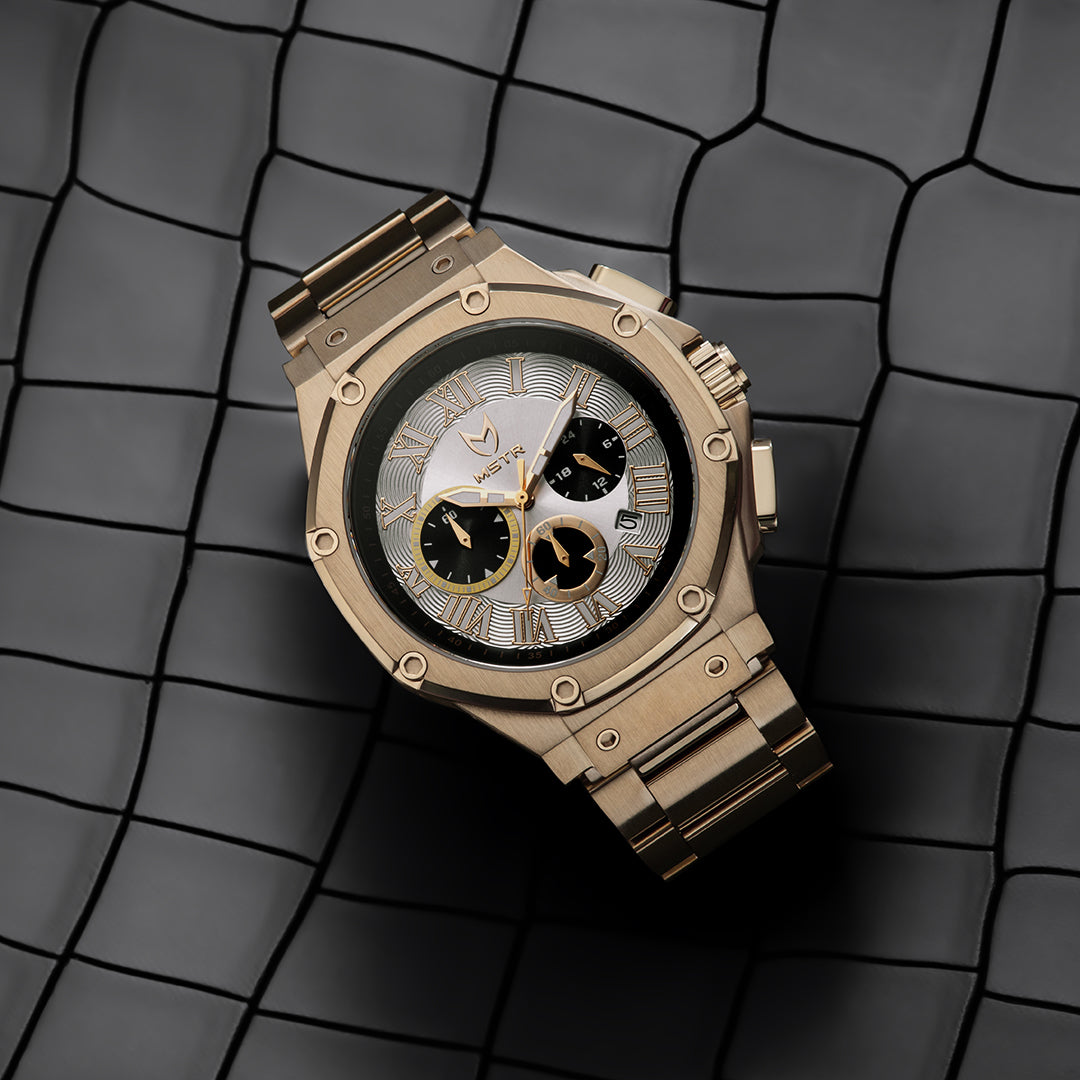 MSTR Ambassador 1039ss silver gold watch