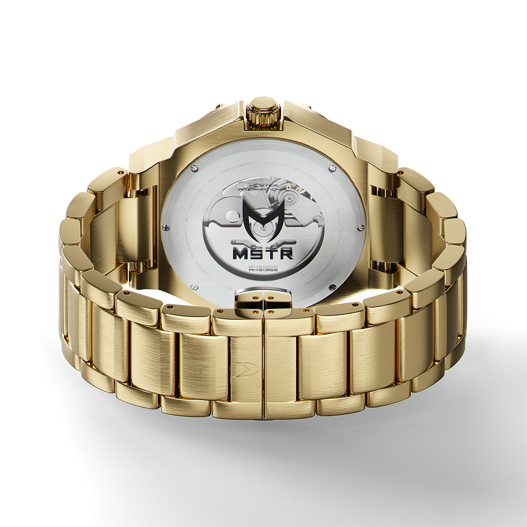 AM315SS - AUTOMATIC GOLD / STEEL BAND