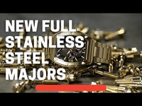 MJ118SS - MAJOR SILVER / BLUE / STEEL BAND