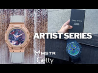 AM406LB - 41 MM JAN VAN HUYSUM WATCH ROSE GOLD WITH LEATHER STRAP