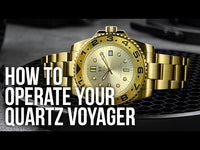 VO102NB - VOYAGER BLACK / RED / NATO BAND