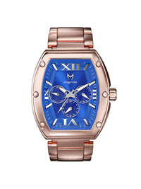 Thumbnail for MJ127SS - MAJOR ROSE GOLD / BLUE / STEEL BAND