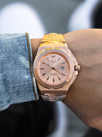 MSTR Noble NO119SS ROSE GOLD BRUSHED watch model video