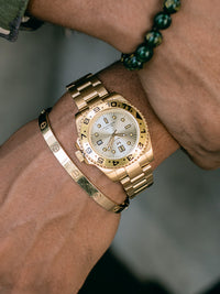 Thumbnail for MSTR Voyager VO114SS Gold watch on models wrist