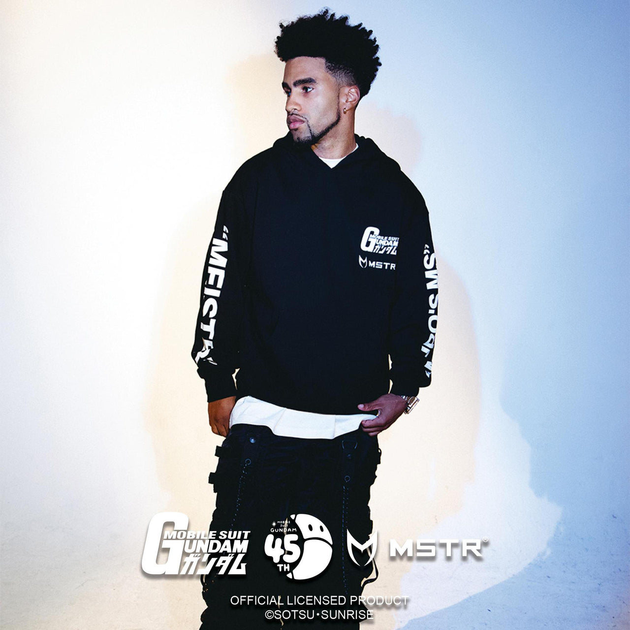 GUNDAM HOODIE: AMURO BLACK