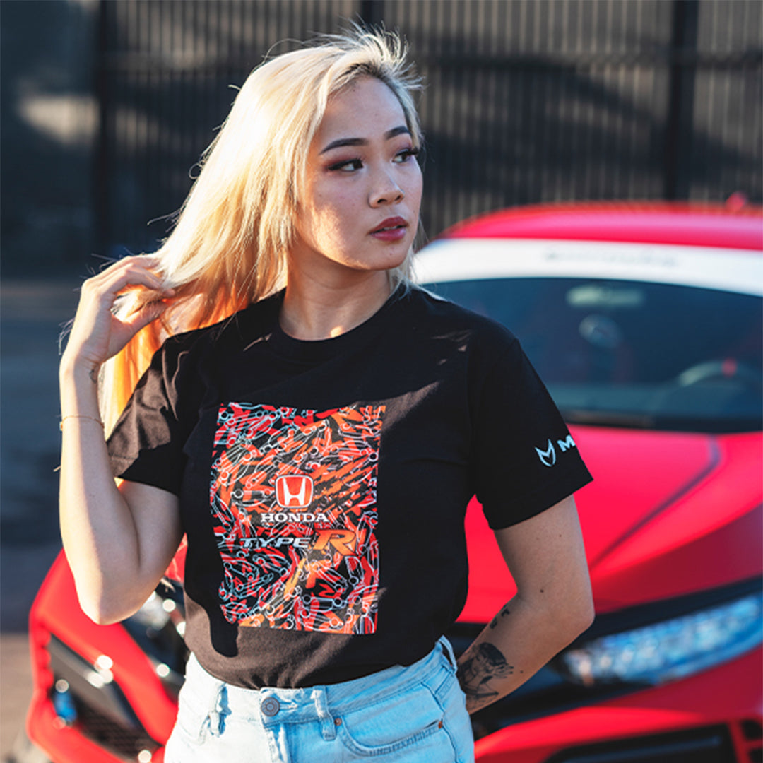 TYPE R CAMO BOX TEE - BLACK