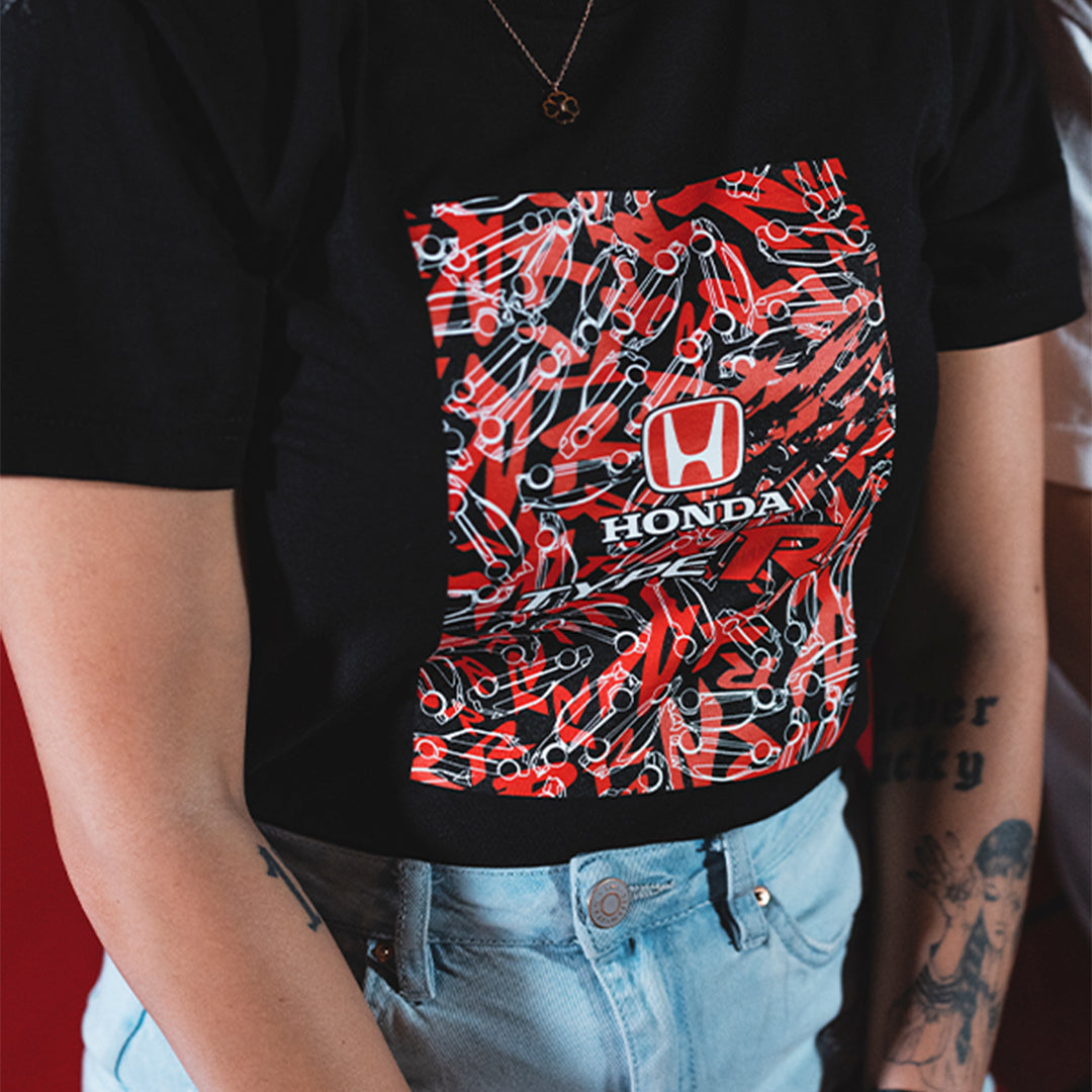 TYPE R CAMO BOX TEE - BLACK