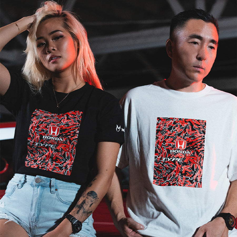 TYPE R CAMO BOX TEE - WHITE