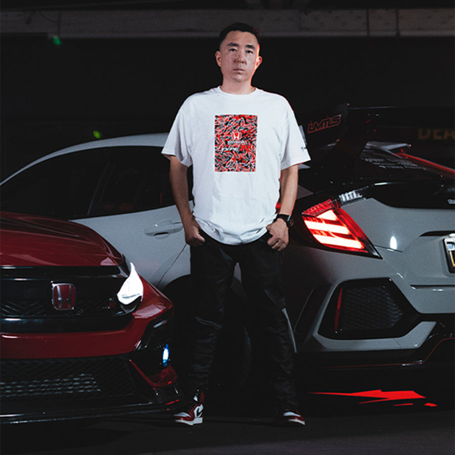 TYPE R CAMO BOX TEE - WHITE
